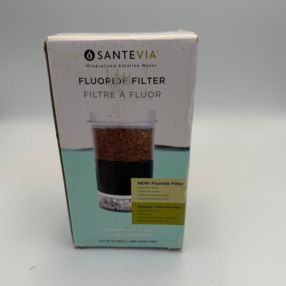 Santevia 6-Stage Fluoride Filter Replacement Mineralized Alkaline Water System